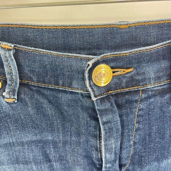 True Religion Halle Super Skinny Jeans Mid Rise Stretch Medium Wash Size 27 - Picture 11 of 13
